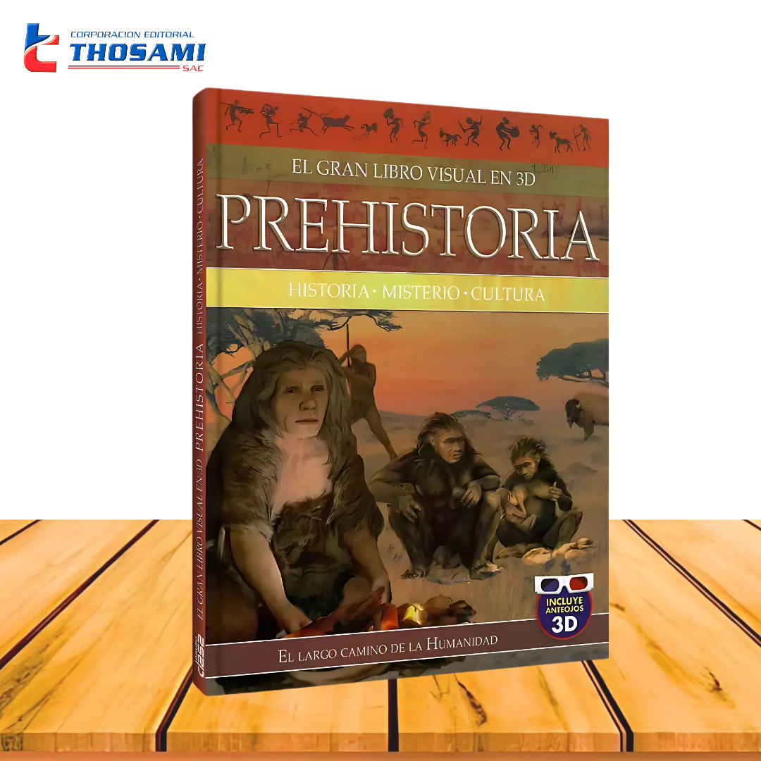 El Gran Libro Visual en 3D Prehistoria