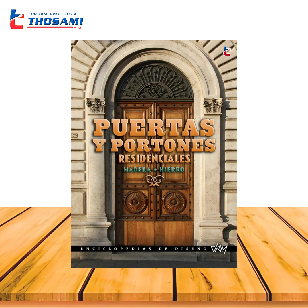 Puertas y portones residenciales madera + hierro