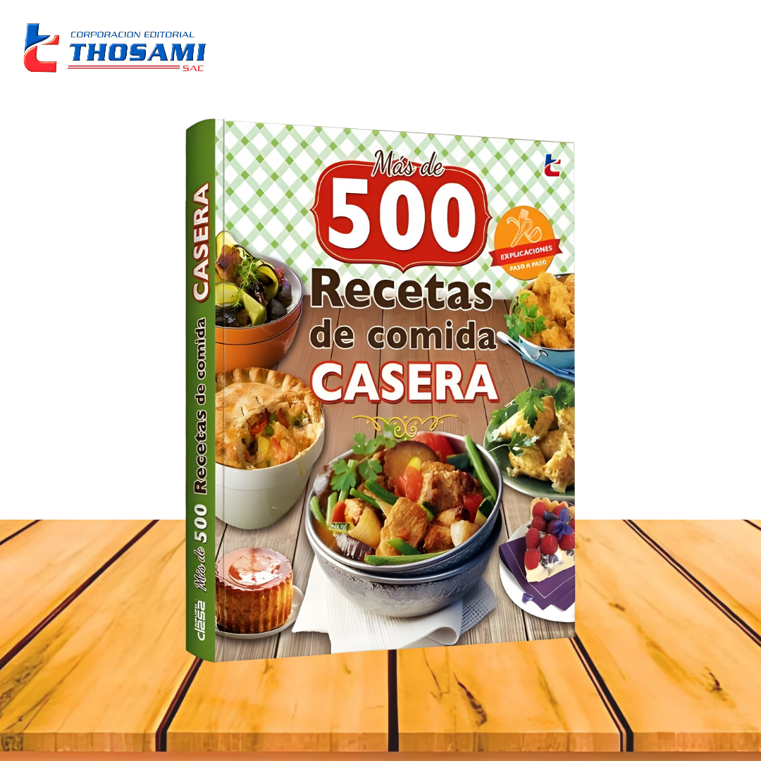 Más de 500 recetas creativas para cocinar casera