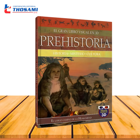 El Gran Libro Visual en 3D Prehistoria