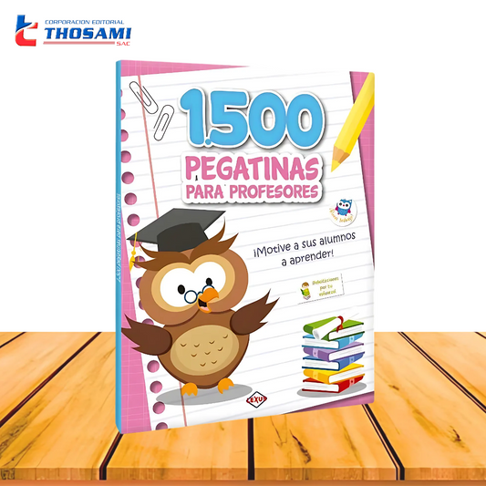 1,500 Pegatinas para Profesores – Rosado